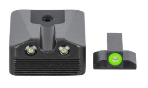 Meprolight USA 412213111 Hyper-Bright  Green Tritium Green Outline Front Sight-Green Tritium Black Outline Rear Sight Kimber 1911 WEDGE