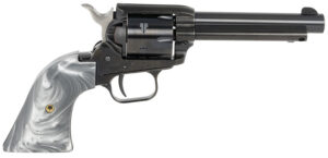 Heritage Mfg RR22B4GPRL Rough Rider  22 LR 6 Shot 4.75" Black Barrel & Cylinder Black Frame, Altamont Gray Pearl Grips