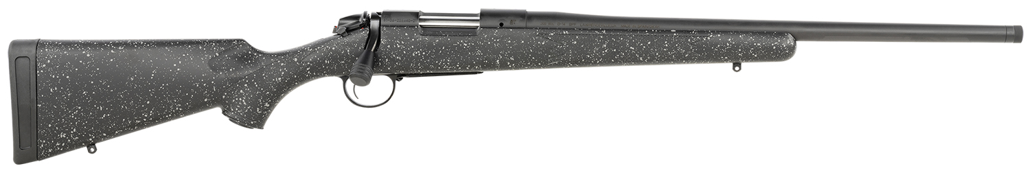 Bergara Rifles B14S504C B-14 Ridge 22-250 Rem 4+1 22" Graphite Black Cerakote Barrel, Graphite Black Cerakote Steel Receiver, Gray Speckled Black Fixed American Style Stock, Right Hand