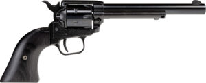 Heritage Mfg RR22B6-BBK Rough Rider  22 LR 6 Shot 6.50" Black Oxide Alloy Steel Barrel, Black Alloy Steel Frame, Black Oxide Cylinder, Black Laminate Wood Grip, Exposed Hammer