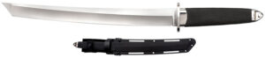 Cold Steel CS35AE Magnum Tanto XII  12" Fixed Tanto Plain Satin VG-10 San Mai Blade/Black Textured/Oval Kray-Ex Handle Includes Sheath