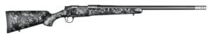 Christensen Arms 8010614900 Ridgeline FFT 270 WSM 3+1 20" Carbon Fiber/Threaded Barrel, Stainless Steel, Black with Gray Accents Stock