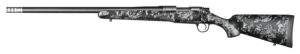 Christensen Arms 8010617600 Ridgeline FFT 7mm Rem Mag 3+1 22" Carbon Fiber/Threaded Barrel, Stainless Steel, Black with Gray Accents Stock, Left Hand