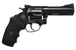 Rossi 2RM641 RM64  Medium Frame 357 Mag 6 Shot, 4" Black Steel Barrel, Cylinder & Frame, Black Textured Rubber Grip, Hammer Block Safety