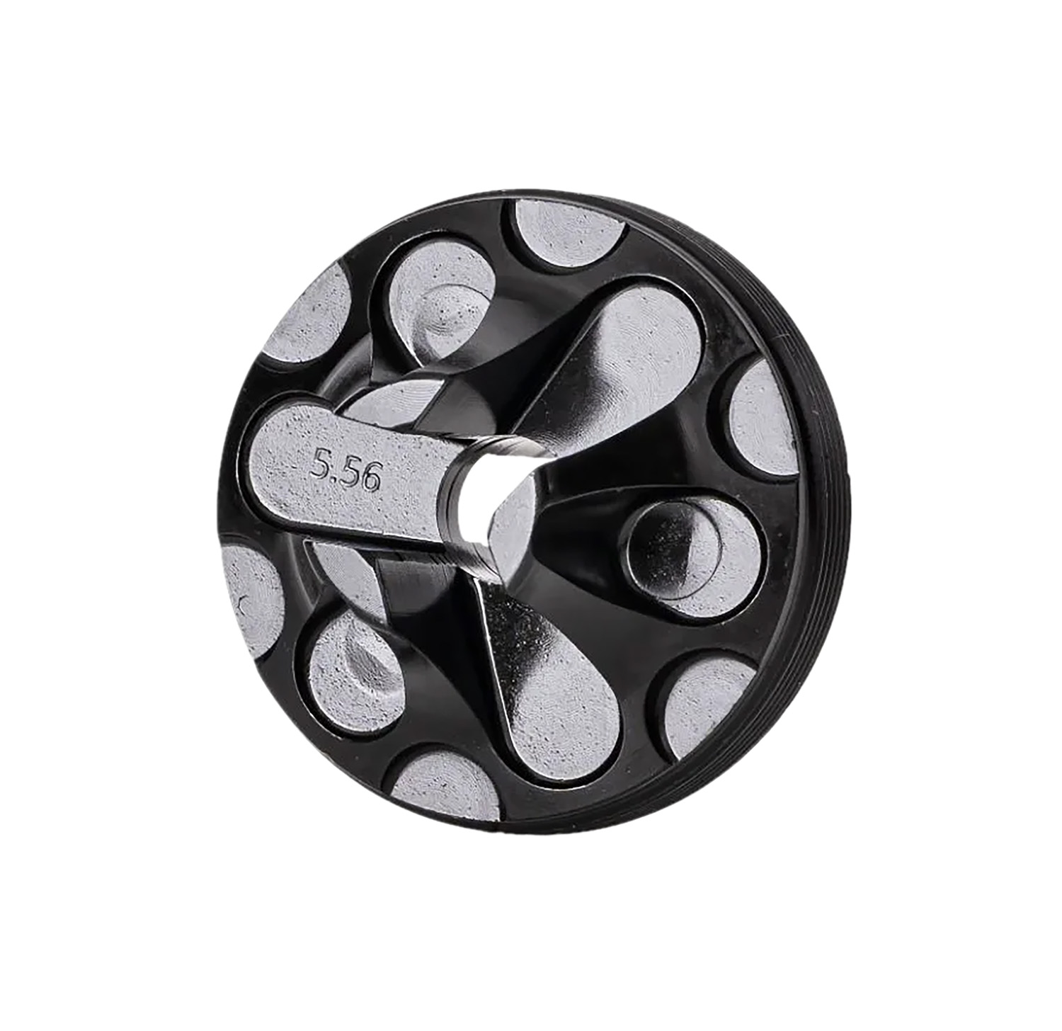 Rugged Suppressors FC007 Flash Hider Front Cap 5.56mm, Black Steel