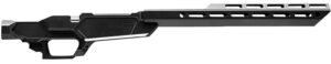 Sharps Bros SBC05 Heatseeker Rifle Chassis Stock 6061-T6 Aluminum w/Black Cerakote Finish, 14" M-Lok Handguard, Fits Ruger American Rifle Ranch Short Action