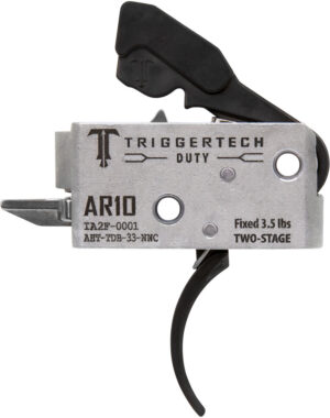 TriggerTech AHTTDB33NNC Duty  Curved Trigger Two-Stage 3.50 lbs Draw Weight Fits AR-10