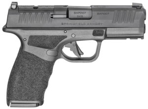 Springfield Armory HCP9379BOSPLC Hellcat Pro OSP Compact 9mm Luger 10+1 3.70" Black Melonite Steel Barrel & Optic Ready/Serrated Slide, Black Polymer Frame w/Picatinny Rail, Textured Grip