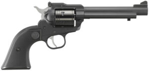 Ruger 2032 Super Wrangler 22 LR/22 WMR 6 Shot 5.50" Black Cerakote Steel Barrel & Frame, Black Cylinder, Black Checkered Polymer Grip, Transfer Bar Safety, Exposed Hammer