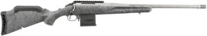 Ruger 46908 American II Full Size 204 Ruger 10+1 20" Gun Metal Gray Cerakote Spiral Fluted Threaded Barrel & Alloy Steel Receiver w/Picatinny Rail, Gray Splatter Adj LOP Synthetic Stock