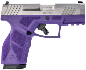 Taurus 1-GX2939DP-10 GX2 9mm Luger 10+1 3.37" Matte Stainless Steel Barrel, Matte Serrated Stainless Steel Slide, Dark Purple Polymer Frame w/Picatinny Rail, Polymer Grip