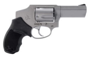 Taurus 2-650139 650  Small 357 Mag 38/Special +P 5 Shot 3"  Stainless Steel Barrel, Cylinder & Frame, Black Rubber Grip, Transfer Bar Safety, Concealed Hammer