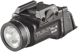 Streamlight 69503 TLR-7 HL-X SUB USB Black 6000 Series Aluminum Glock 43x/48 1000 Lumens