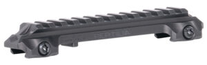 Reptilia LLC 100269 RMU Mount 12 Slot Black 7075-T6 Aluminum Mil-Spec 1913 Picatinny Rail Mount