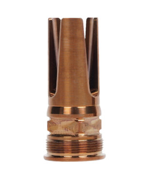 Q LLC ACCFH5/8248.6 Flash Hider  8.6 Blackout Steel 5/8"x24 Threads 2.13" OAL