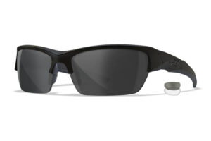 Wiley X CHVAL07 Valor  Medium Smoke Gray/Clear Lens Polycarbonate Matte Black Frame