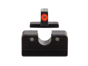 Trijicon 601000 HD XR Night Sight Set Green Tritium/Orange Outline Front, Green Tritium Rear, Black Frame, Fits FN 509