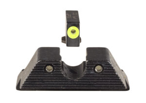 Trijicon 600845 HD XR Night Sight Set Green Tritium/Yellow Outline Front, Green Tritium Rear, Black Frame, Fits Glock/48/43/43X/43E Excludes MOS