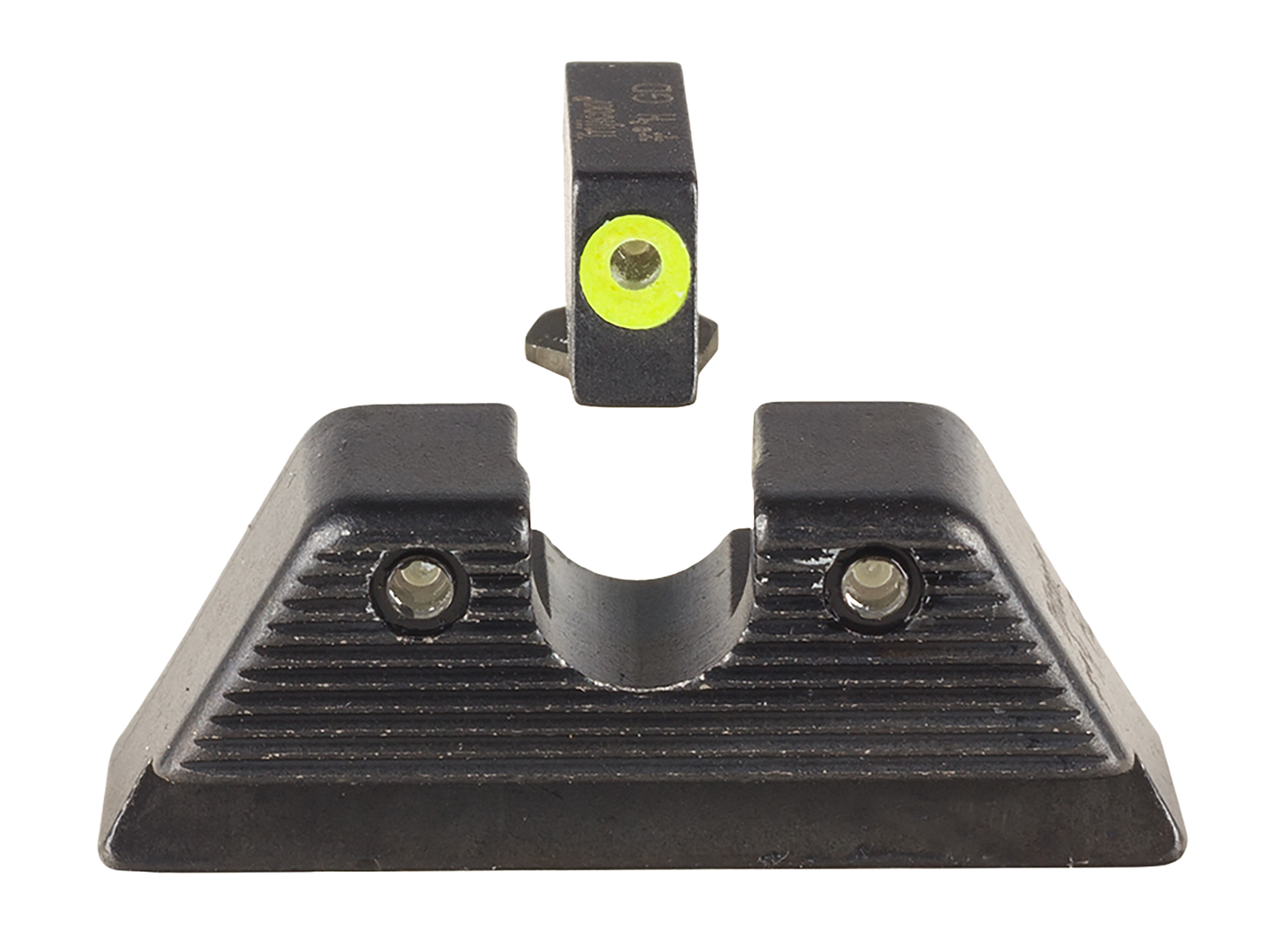 Trijicon 601091 HD XR Night Sight Set Green Tritium/Yellow Outline Front, Green Tritium Rear, Black Frame, Fits Most Glock/17 MOS/19 MOS/45 MOS
