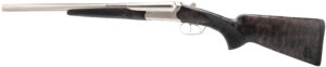 Heritage Mfg BL1218NI Badlander  12 Gauge Break Open 2rd 18.50" Nickel Side By Side Barrel & Receiver, Fixed Turkish Walnut Wood Stock