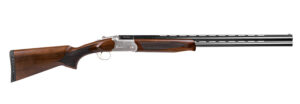 Girsan  Balikli Blue Label 12 Gauge Break Open 2.50" 2rd 28" Blue Polished Over/Under Vent Rib Barrel, Engraved Silver Aluminum Receiver, Fixed Turkish Walnut Stock, 5 Mobil Chokes
