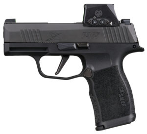 Sig Sauer 365X9BXR3RXSL P365X w/Romeo-X Sig Loc 9mm Luger 12+1 3.10" Black Barrel, Black Nitron Stainless Steel Serrated w/Optic Slide, Black Polymer Frame w/Accessory Rail, Sig ROMEO-X SIG-LOC