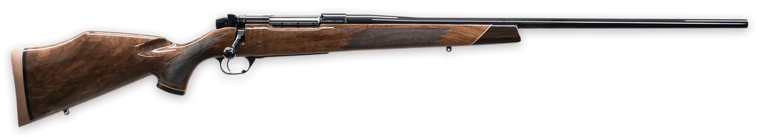 Weatherby MDX01N25CMR2O Mark V Deluxe 25 Creedmoor 4+1 22" High Gloss Non-Threaded Barrel, High Gloss Blued Steel Drilled & Tapped Receiver, Gloss Walnut Fixed Stock, Right Hand