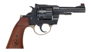 Henry H016GDA Golden Boy  22 S/L/LR 10 Shot 4" Blued Round Barrel, Blued Cylinder, Blued Polished Steel Frame, American Walnut Gunfighter Grip, Exposed Hammer