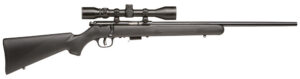 Savage Arms 96209 93R17 FXP 17 HMR Caliber with 5+1 Capacity, 21" Barrel, Matte Blued Metal Finish, Matte Black Synthetic Stock & AccuTrigger Right Hand (Full Size) Includes 3-9x40mm Scope