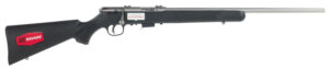 Savage Arms 96712 93R17 FSS Full Size 17 HMR 5+1 21" Matte Button Rifled Barrel, Matte Drilled & Tapped Stainless Steel Receiver, Matte Black Fixed Synthetic Stock, Right Hand