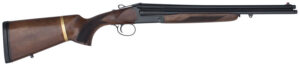 Charles Daly 930108 Triple Threat Full Size 12 Gauge Break Open 3" 3+1 18.50" Blued Triple Barrel, Black Steel Receiver, Checkered Oiled Walnut Stock, Right Hand