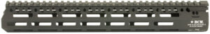 BCM MCMR13556BLK BCMGunfighter MCMR 13" M-LOK, Free-Floating Style Made of Aluminum with Black Anodized Finish for AR-Platform