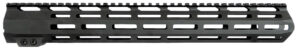 Aim Sports MTM15L308 AR Handguard  15" Low M-LOK Style Made of 6061-T6 Aluminum with Black Anodized Finish for 308 Cal AR-10