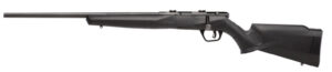 Savage Arms 70240 B Series F Full Size 22 LR 10+1 21" Matte Black Button Rifled Barrel, Matte Black Drilled & Tapped Carbon Steel Receiver, Matte Black Synthetic Stock, Left Hand
