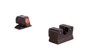 Trijicon 600619 HD Night Sights Green/Tritium Orange Outline Front Sight-Green Tritium Black Outline Rear Sight Beretta 92A1/96A1