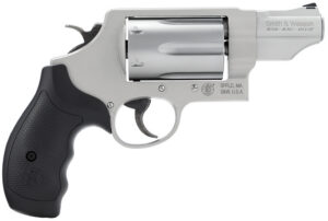 Smith & Wesson 160410 Governor  45 Colt (LC) Or 2.50" 410 Gauge, 2.75" Stainless Barrel, 6rd  Stainless Cylinder, Matte Silver Scandium Alloy Z-Frame, Black Polymer Grip