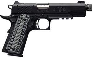 Browning 051820490 1911-22 Black Label SR Full Size 22 LR 10+1, 4.88" Stainless Steel Threaded Barrel, Matte Black Serrated Slide & Polymer Frame w/Beavertail & Picatinny Rail