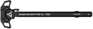 Radian Weapons R0176 Raptor SL Ambi Charging Handle, Black, Slim Line Handles, Fits Mil-Spec AR-15/M16 Platform