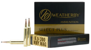 Weatherby R653156EH Select Plus  6.5x300WthbyMag 156gr Berger Extreme Outer Limits Elite 20 Per Box/10 Case
