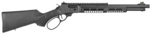 Smith & Wesson 14193 1854 Stealth Hunter 44 Rem Mag 8+1 16.30" Black Armornite Threaded Barrel, Black Anodized Aluminum Receiver w/Picatinny Rail, Fixed w/Textured Grip Panels Black Synthetic Stock
