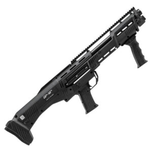 Standard Mfg DP12 DP-12 12 Gauge Pump 3" 14+2 18.88" Black Double Barrel, Black Picatinny Rail Aluminum Receiver, Picatinny Handguard, Black Synthetic Stock